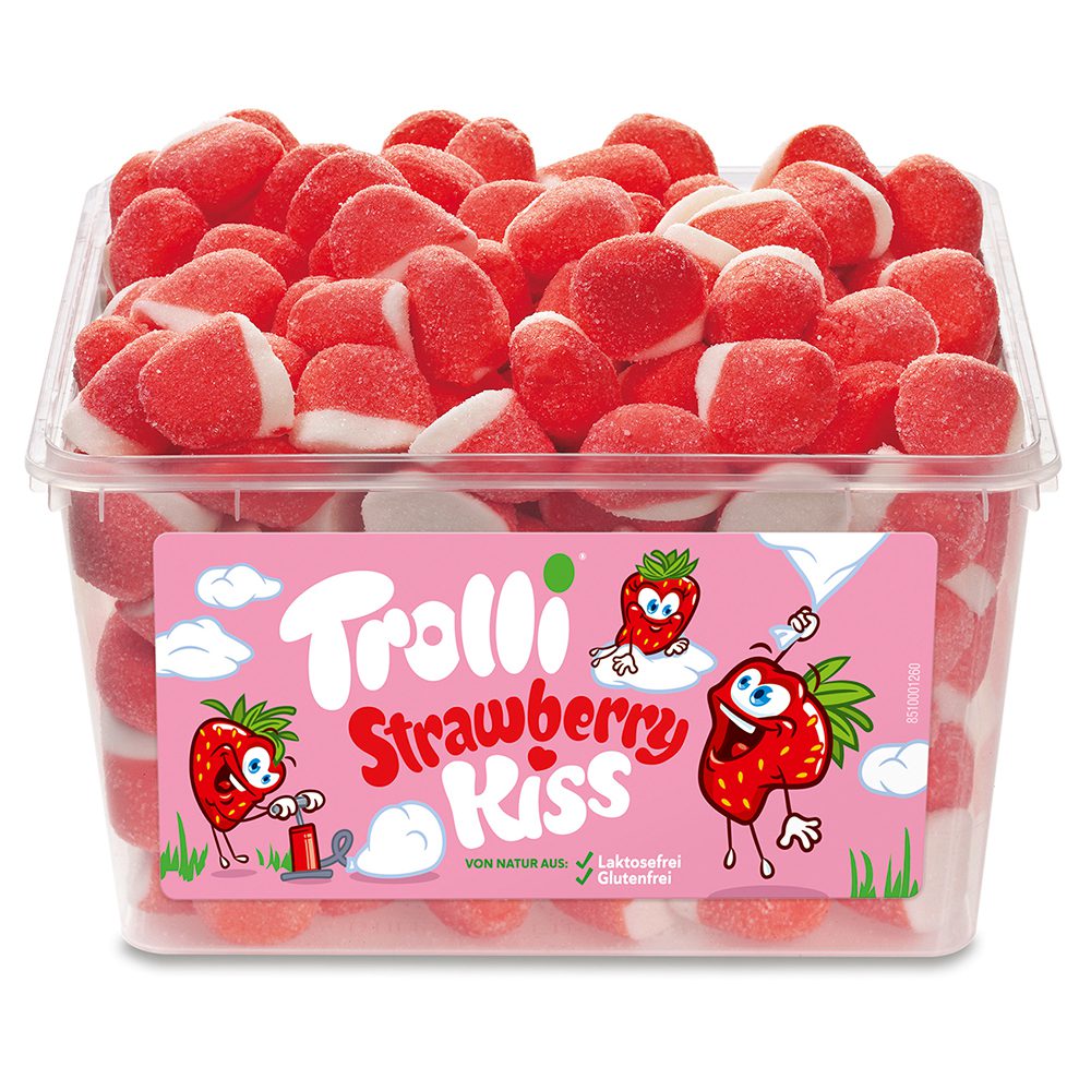 candytoys.ch Trolli Kiss Schaumerbeeren 150 Stück in der Dose candytoys.ch Switzerland