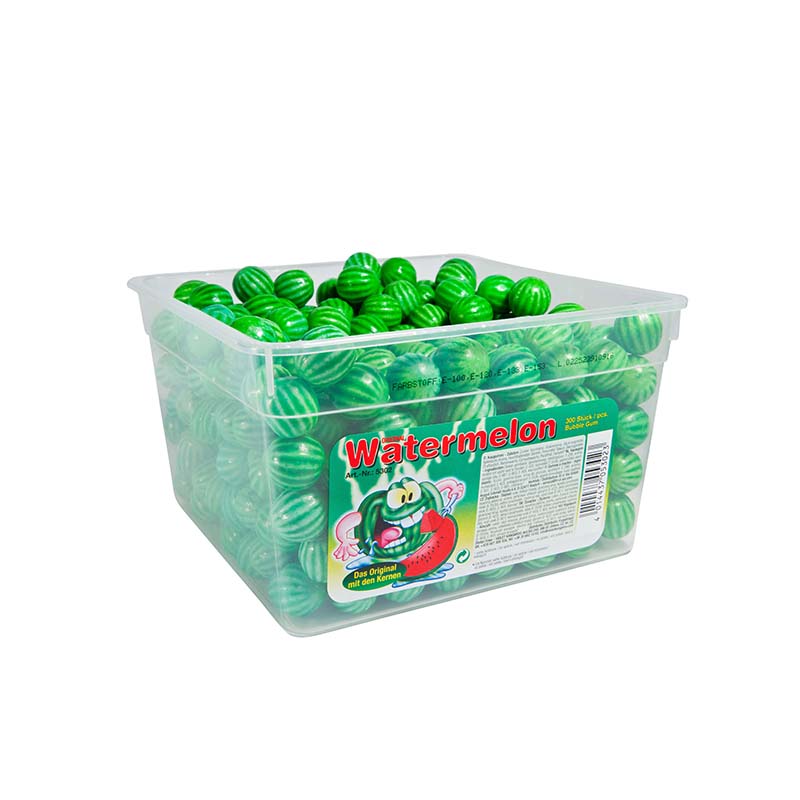 candytoys.ch Watermelon Bubble Gum 300 Stück im Dose candytoys.ch Switzerland