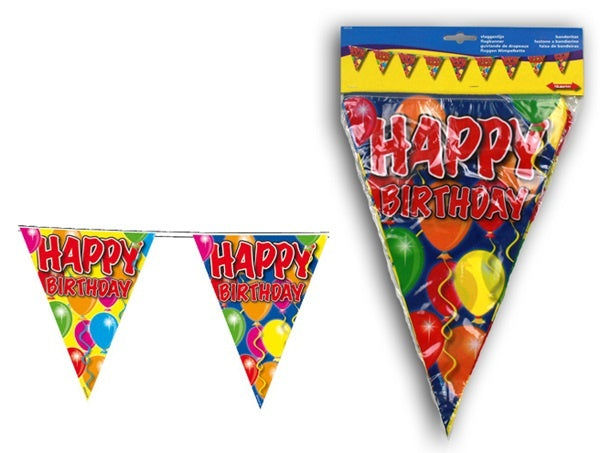 candytoys.ch Wimpelkette Ballons 'Happy Birthday' - ca 10m candytoys.ch Switzerland