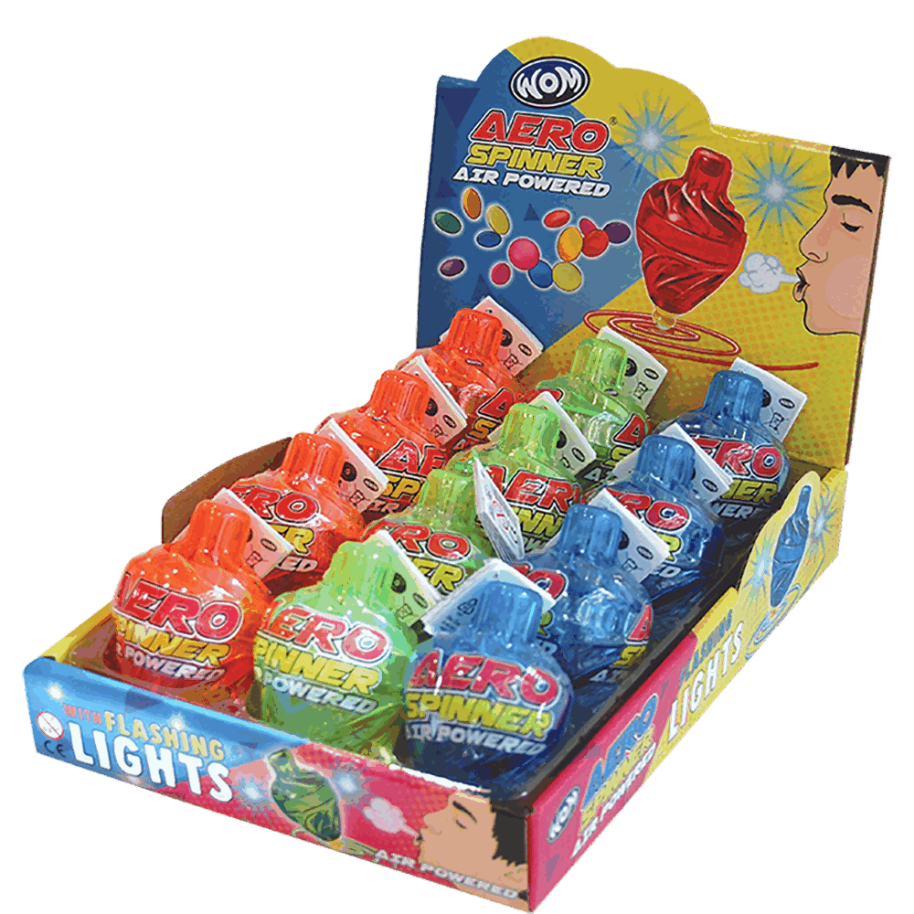 candytoys.ch WOM Aero Spinner 12 Stück im Karton candytoys.ch Switzerland