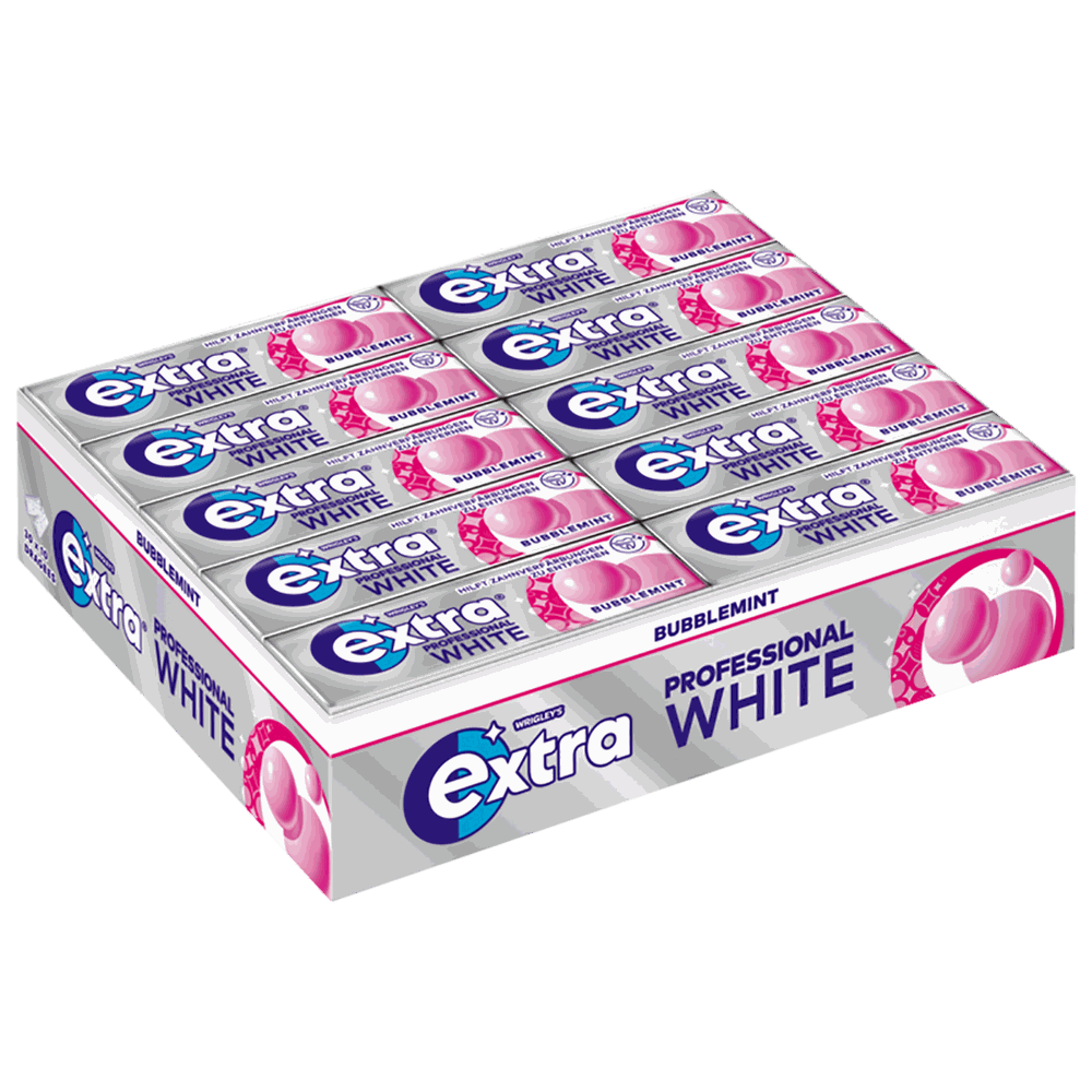 candytoys.ch Wrigley’s Extra Professional White Bubblemint 30×10 Dragees candytoys.ch Switzerland