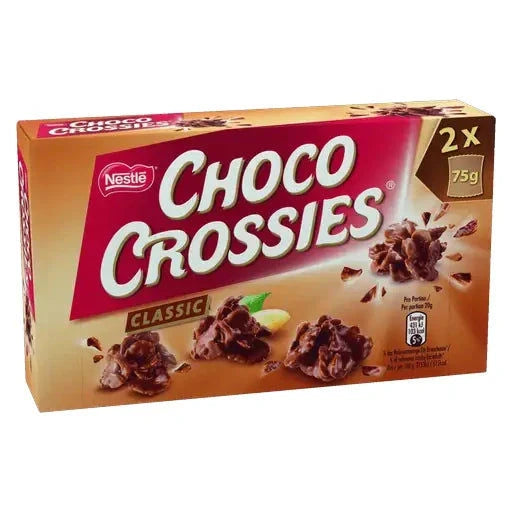 Choco Crossies Choco Crossies Classic 9x150g im Karton candytoys.ch Switzerland