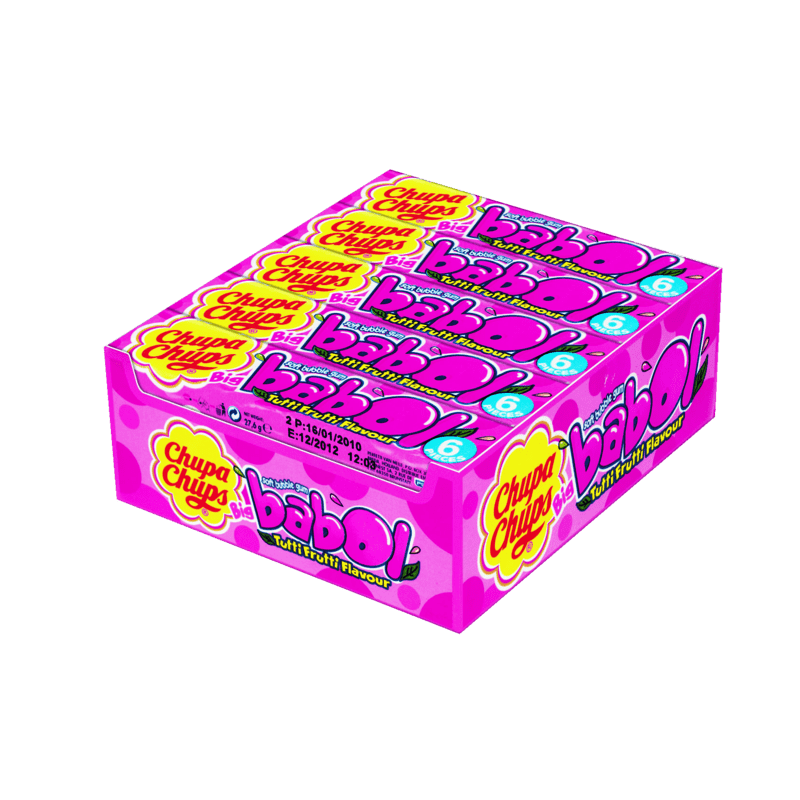 Chupa Chups Chupa Chups Big Babol Tutti Frutti 20 Stück im Karton candytoys.ch Switzerland