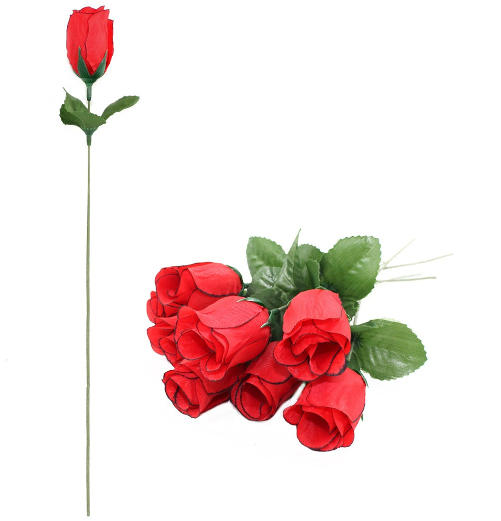 Rosenknospe nur rot ca 49 cm