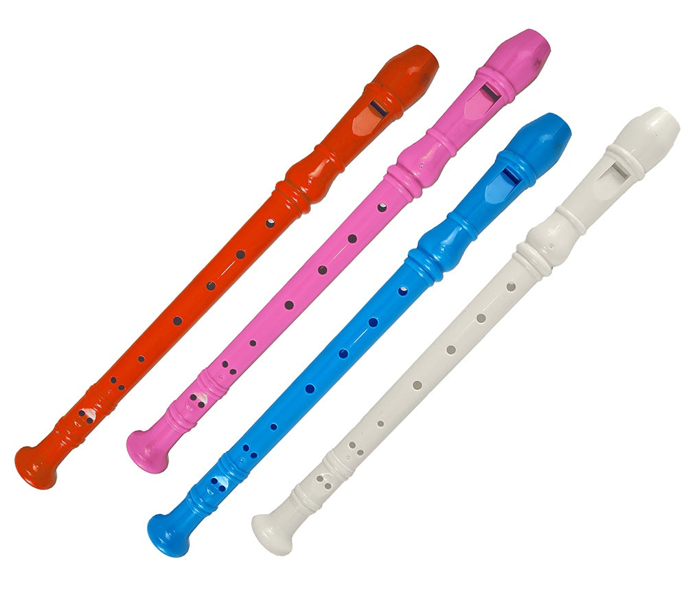 Blockflöte 4 Farben sortiert ca 32cm