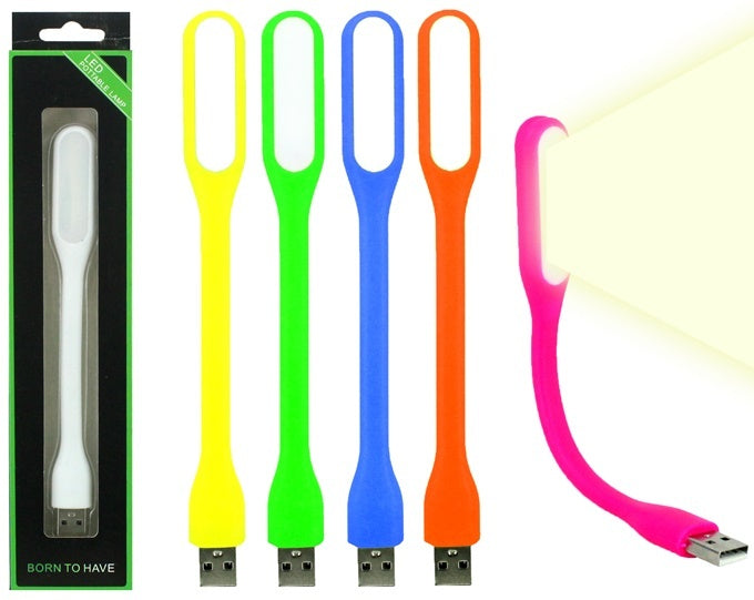 USB LED Lampe 6 fach sortiert - ca 17cm