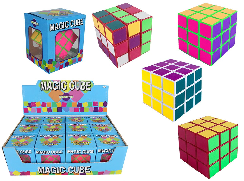 Magic Cube Zauberwürfel 3-farbig sortiert ca 5,5cm
