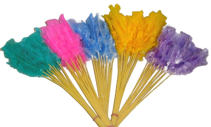 Neckwedel - Federwedel ca 55 cm - Bund 20 Stck