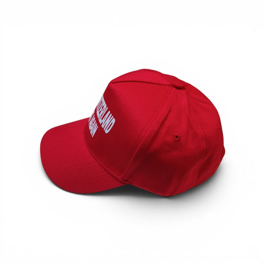 Elektroniktrade Make Switzerland Great Again Cap Rot – 100% Baumwolle, Verstellbar