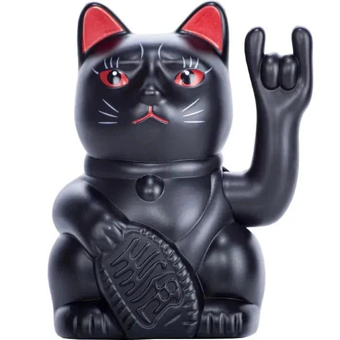 Elektroniktrade Winkekatze Rockhand, Schwarz
