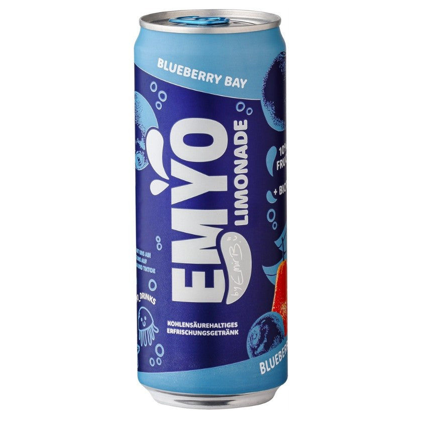 EMYO EMYO Blueberry Bay 330 ml – Prickelnde Blaubeeren-Limonade