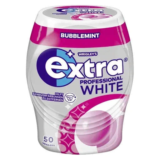 Extra Wrigley's Extra Professional White Bubblemint 12x 50 Dragees candytoys.ch Switzerland