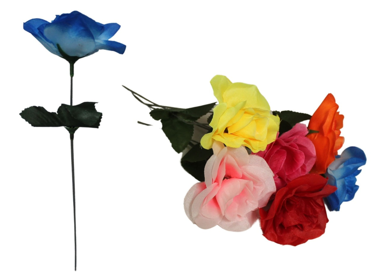 Rose 6 Farben sortiert ca 22cm