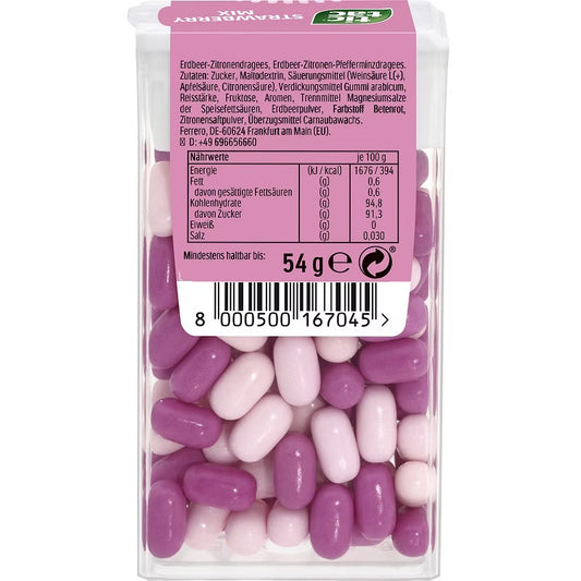 Ferrero Deutschland GmbH Tic Tac Strawberry Mix 110er, Großpackung, 16x54g