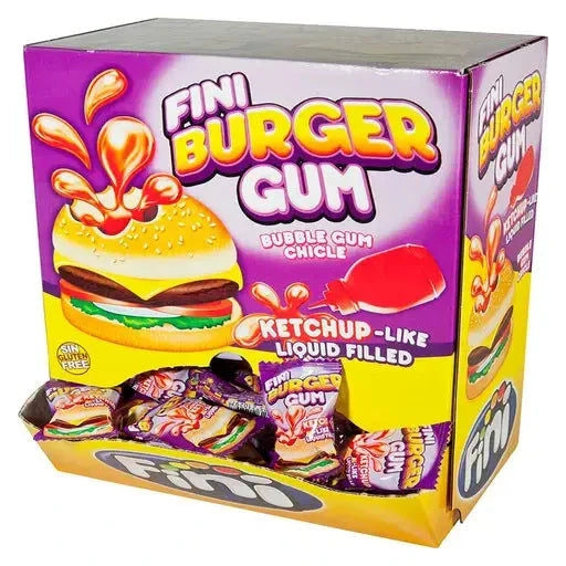 Fini Fini Burger Gum 200 Stück im Karton candytoys.ch Switzerland