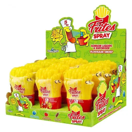 Funny Candy Funny Candy Frites Spray 12 Stück im Karton candytoys.ch Switzerland