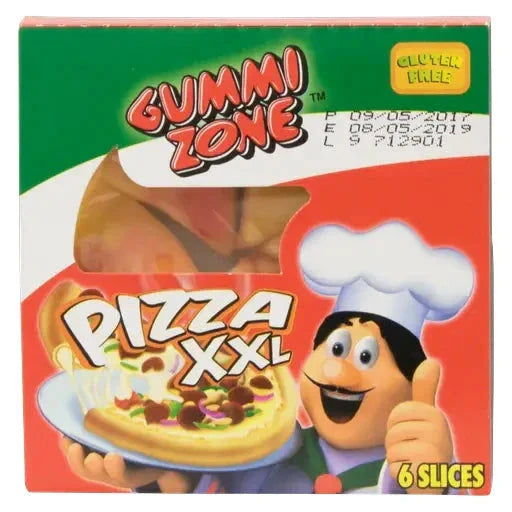 Gummi Zone Gummi Zone Pizza XXL 24 Stück im Karton candytoys.ch Switzerland