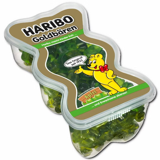 HARIBO GmbH & Co. KG Haribo Goldbären Apfel, Fruchtgummi, 450g Dose
