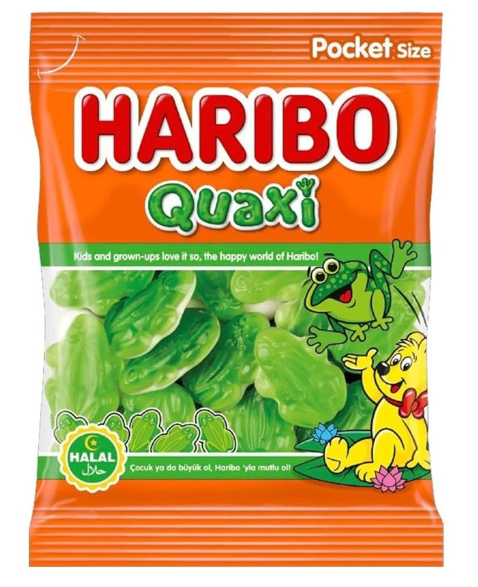 Haribo Haribo HALAL Quaxi Frösche – 100 g