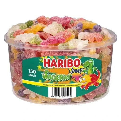 Haribo Haribo SAUERier 150 Stück in der Dose candytoys.ch Switzerland