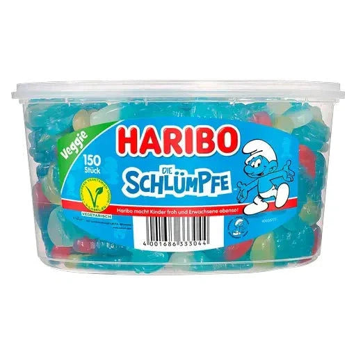 Haribo Haribo Schlümpfe 150 Stück in der Dose candytoys.ch Switzerland