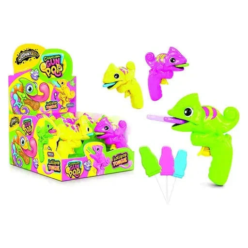 Johny Bee Johny Bee Chameleon Gun Pop 12 Stück im Karton candytoys.ch Switzerland