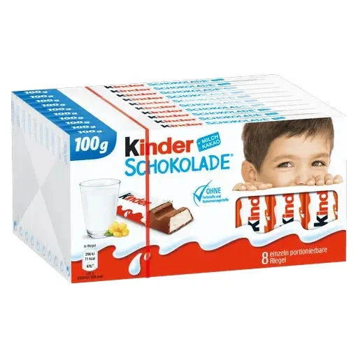 Kinder Kinder Schokolade 10x100g candytoys.ch Switzerland