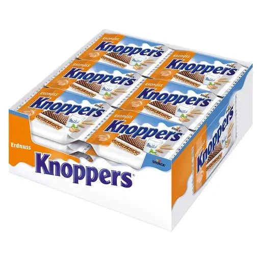 Knoppers Knoppers Erdnuss 24x25g im Karton candytoys.ch Switzerland