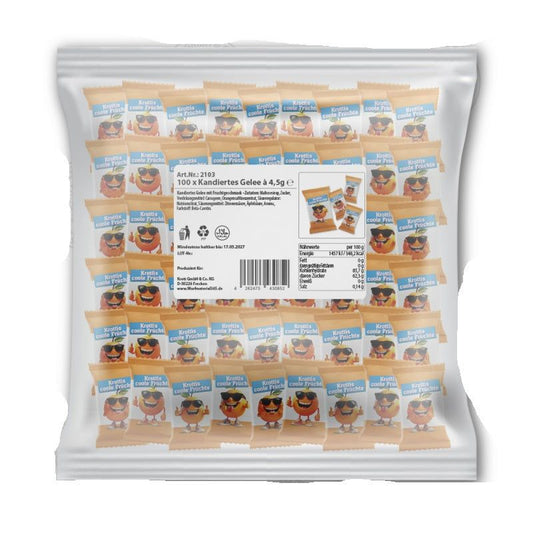 Krottis 100 x "Krottis Coole Früchte" je 4,5 g
