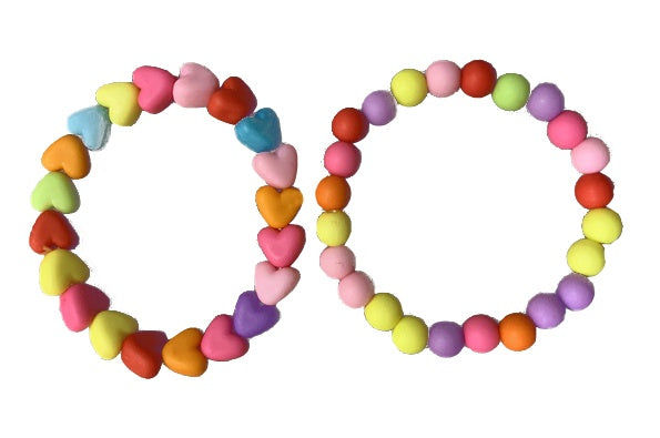 PL Armband bunt Herz und Kugel sortiert candytoys.ch Switzerland