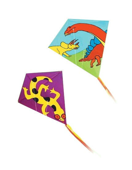 PL Drachen Flugdrachen – 2 Farben sortiert, ideal für Kinder und Erwachse