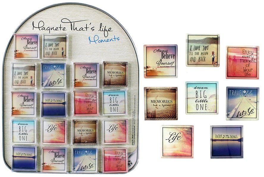 PL Magnet That's Life Moments COOLMAGNETS ca 4x4x0,5cm