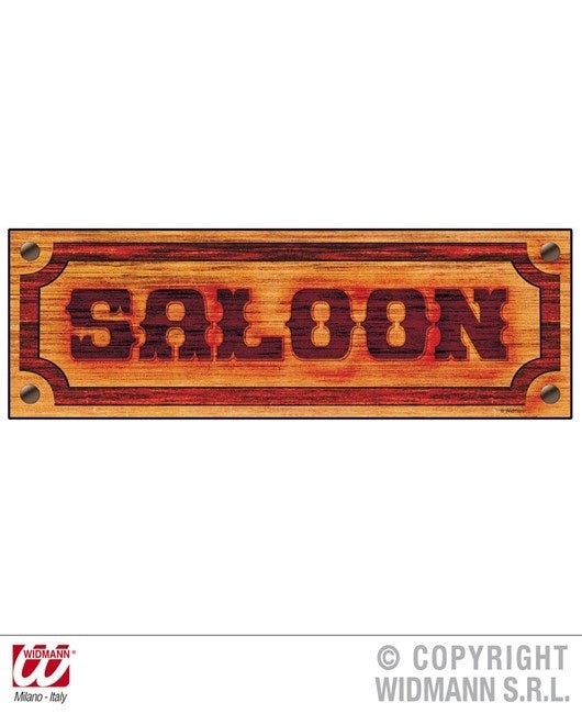 PL Schild Saloon Wanddeko ca 78 x 26 cm candytoys.ch Switzerland