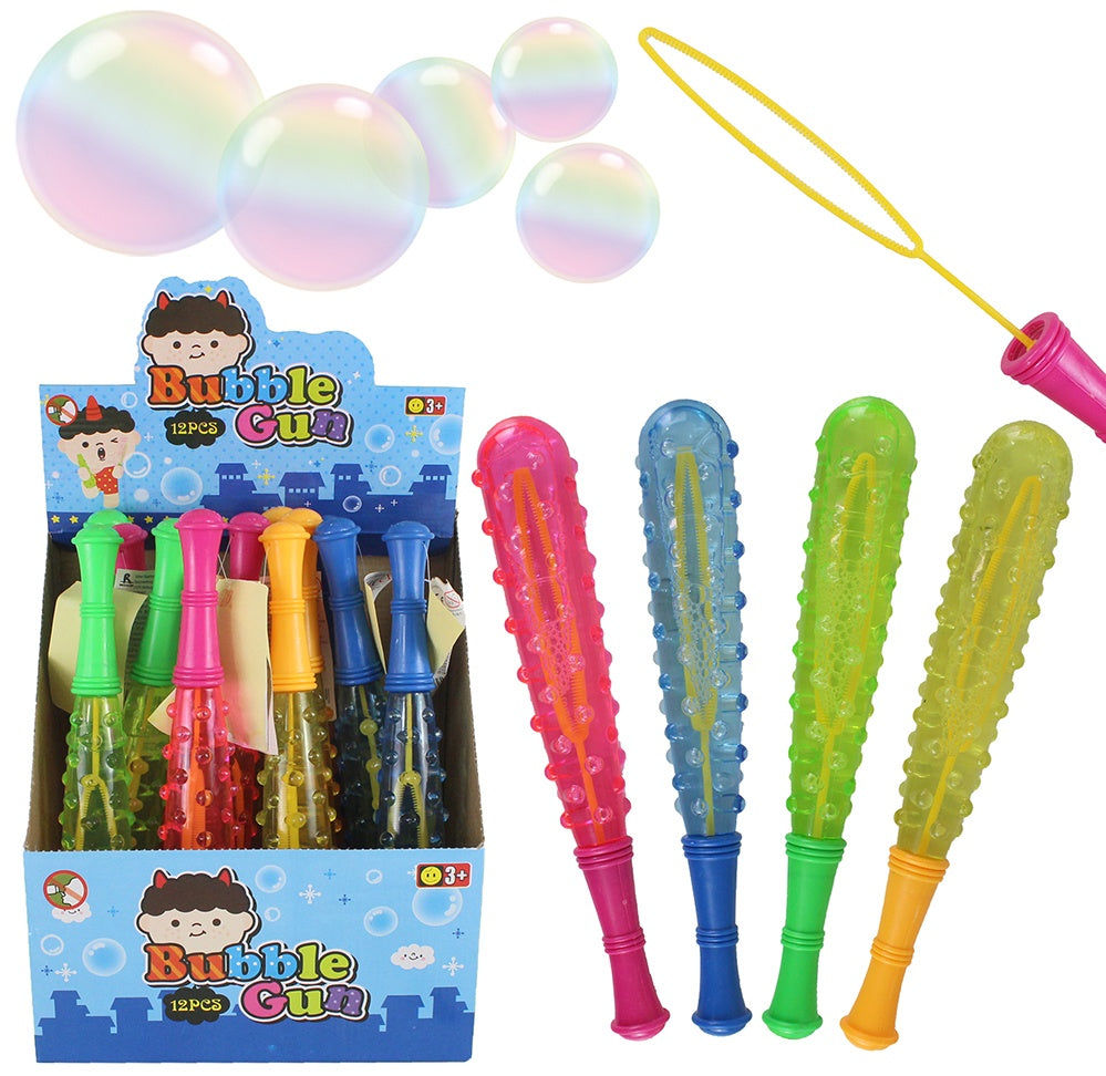 PL Seifenblasenstab Keule ca 250 ml! 4 Farben sort - ca 31 cm candytoys.ch Switzerland