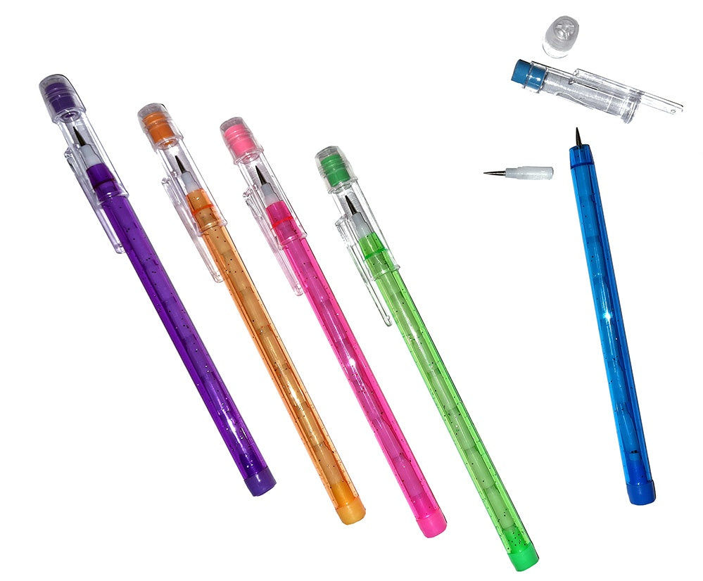 PL Steckbleistift 5 Farben sortiert ca 15 cm candytoys.ch Switzerland