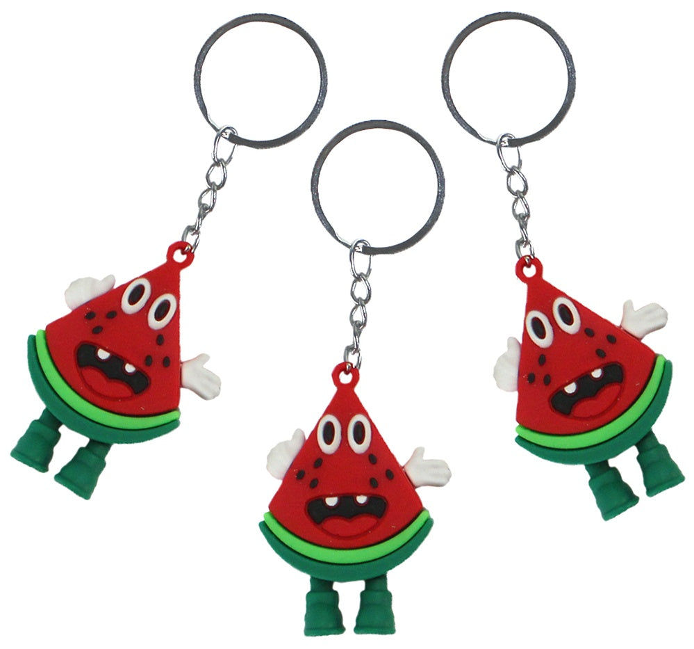 PL Wassermelonen-Schlüsselanhänger ca. 6x4 cm, bunt und handlich