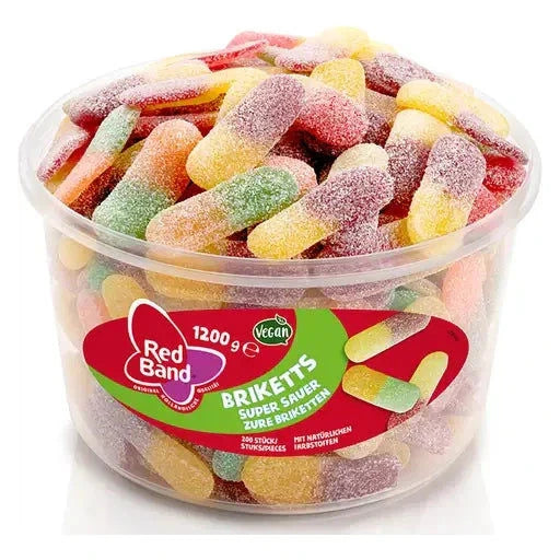 Red Band Red Band Briketts Super Sauer 200 Stück in der Dose candytoys.ch Switzerland