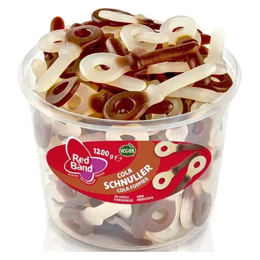 Red Band Red Band Cola Schnuller 100 Stück in der Dose candytoys.ch Switzerland