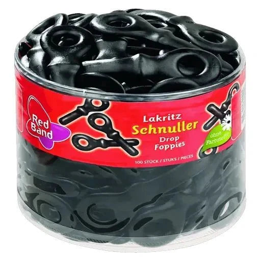 Red Band Red Band Lakritz Schnuller 100 Stück in der Dose candytoys.ch Switzerland
