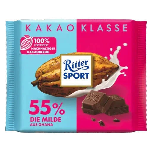Ritter Sport Ritter Sport Die Milde 55% 100g candytoys.ch Switzerland