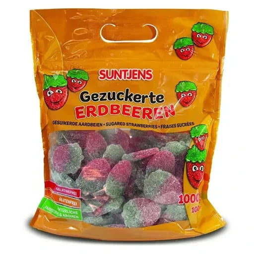 Suntjens Suntjens Gezuckerte Erdbeeren 100 Stück im Beutel candytoys.ch Switzerland