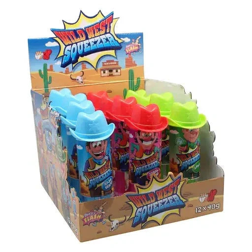 Sweet Flash Sweet Flash Wild West Squeezer 12 Stück im Karton candytoys.ch Switzerland