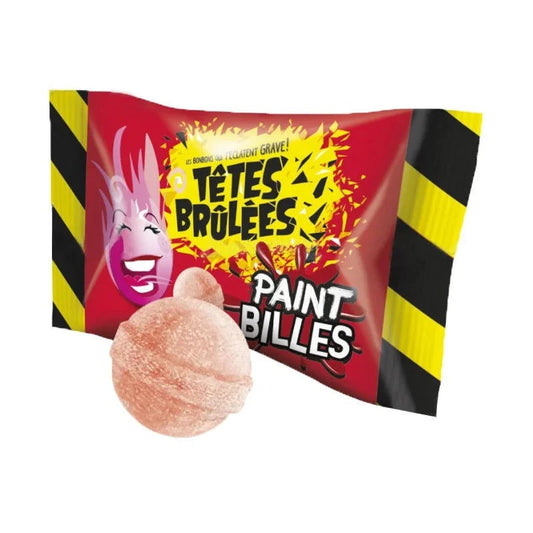 Têtes Brûlées Têtes Brûlées – Saure Bonbons Erdbeere / Fraise | 300 Stück