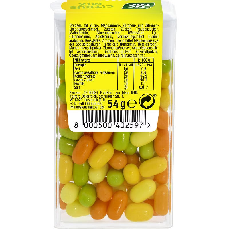 Tic Tac Ferrero Tic Tac Citrus Mix 110er 1 Packung je 54g
