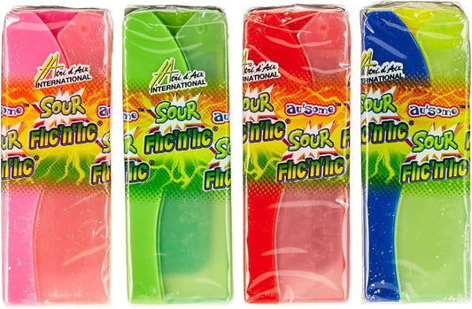 Tridaix au'some Flic 'n' Lic Sour – eine Packung, 1 Stück, 14 g