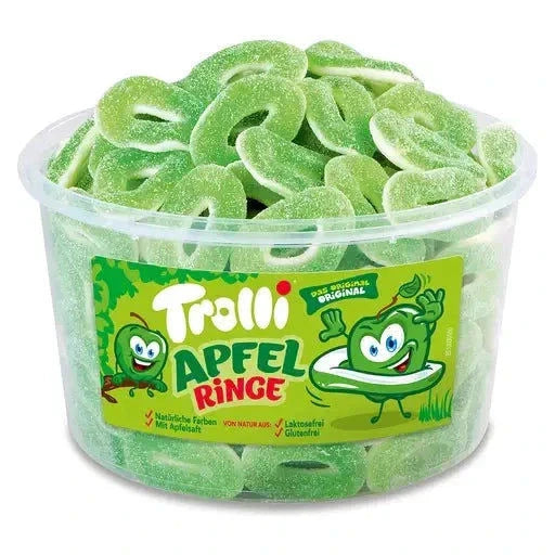 Trolli Trolli Apfelringe 150 Stück in der Dose