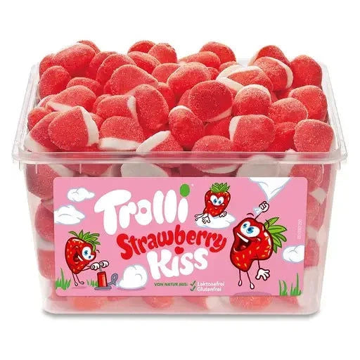 Trolli Trolli Kiss Schaumerbeeren 150 Stück in der Dose candytoys.ch Switzerland