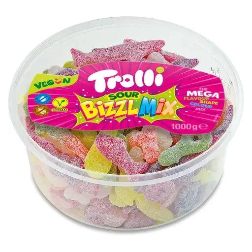 Trolli Trolli Sour Bizzl Mix 1000g in der Dose candytoys.ch Switzerland