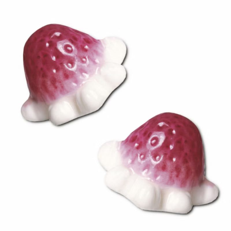 Vidal Golosinas S.A. Vidal Strawberries with Cream, Fruchtgummi, 1 Beutel je 85g