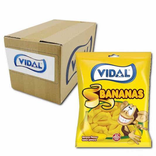 Vidal Vidal Bananas, Fruchtgummi, 1 Beutel je 90g